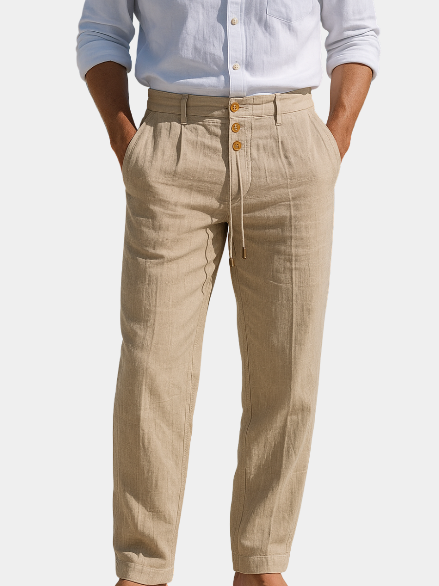 HARRISON | LIGHTWEIGHT LINEN SUMMER PANTS
