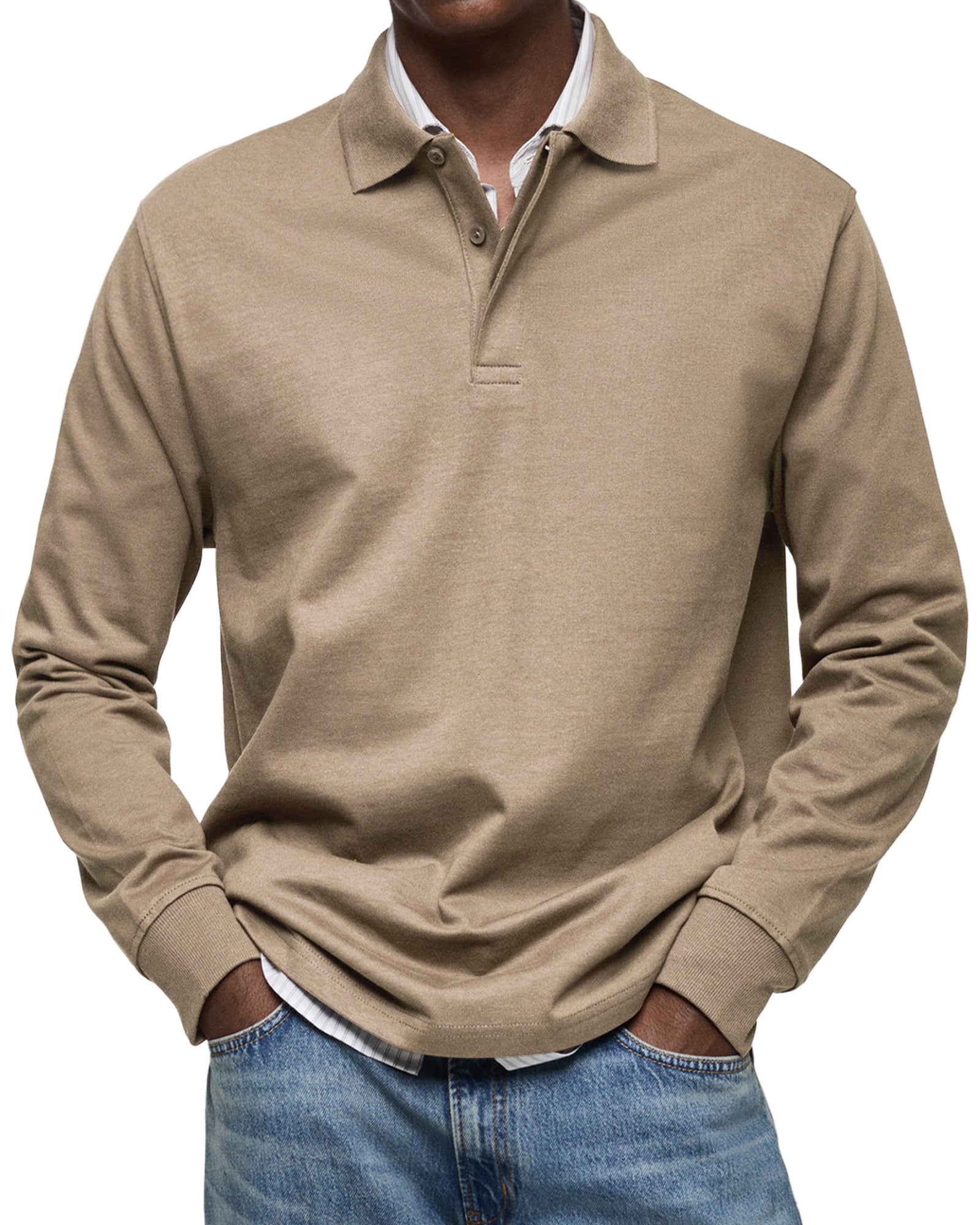 HARRISON | LUXURY LONG-SLEEVED POLO