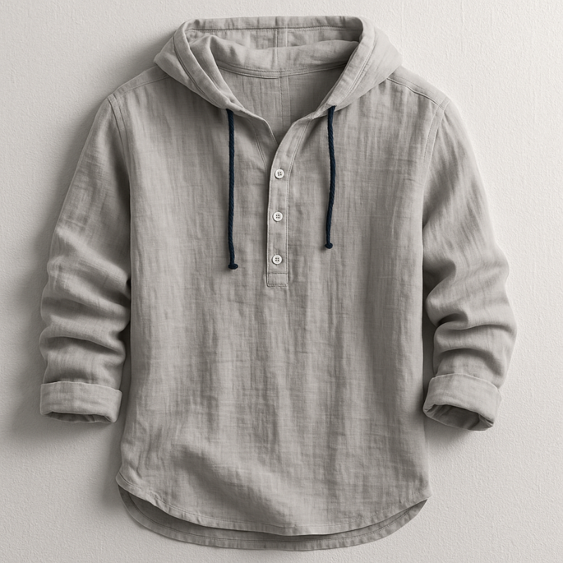 HARRISON | LUXURY SHIRT WITH HOOD