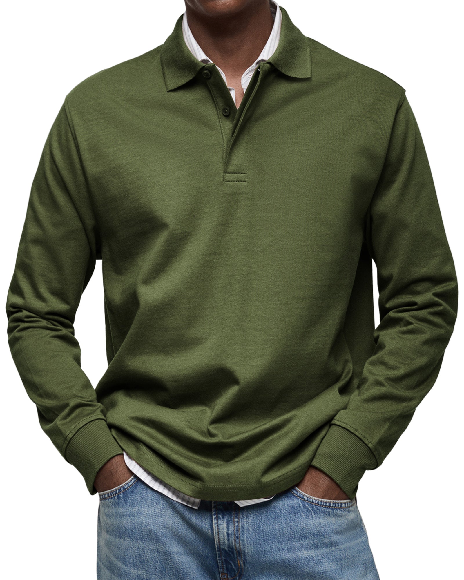 HARRISON | LUXURY LONG-SLEEVED POLO