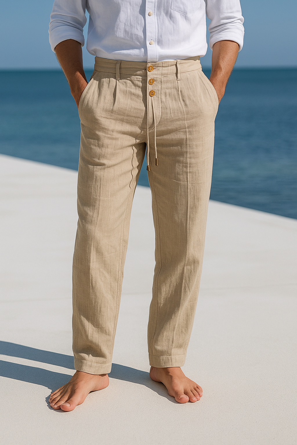 HARRISON | LIGHTWEIGHT LINEN SUMMER PANTS