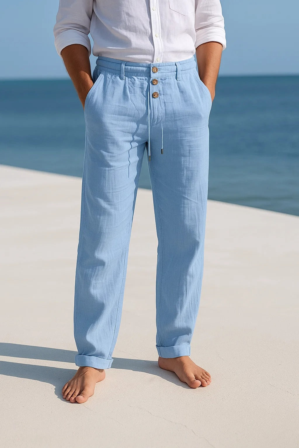 HARRISON | LIGHTWEIGHT LINEN SUMMER PANTS
