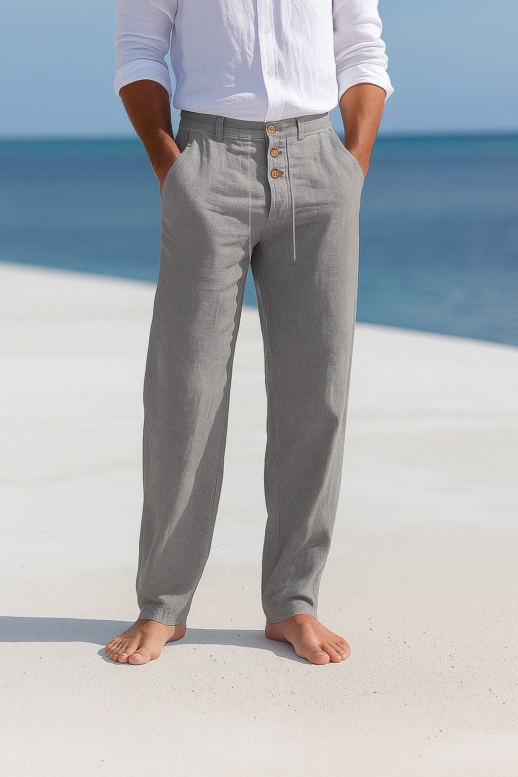 HARRISON | LIGHTWEIGHT LINEN SUMMER PANTS